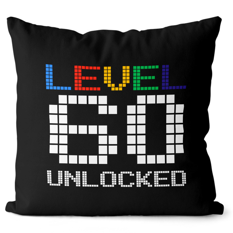 Vankúš Level unlocked (vek: 60, Velikost: 40 x 40 cm)