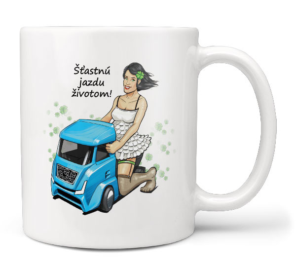 E-shop Hrnček Šťastnou jazdu životom – kamion