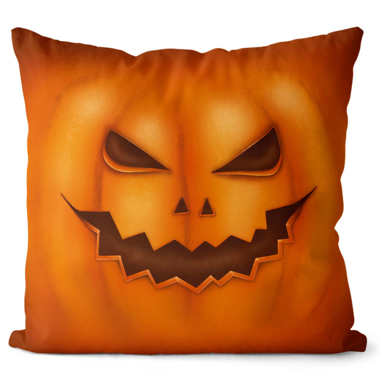E-shop Vankúš Pumpkin face (Velikost polštáře: 55 x 55 cm)