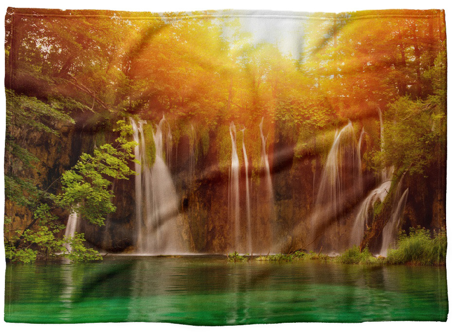 Deka Vodopády (Rozmer: 150 x 120 cm, Podšitie baránkom: NE)
