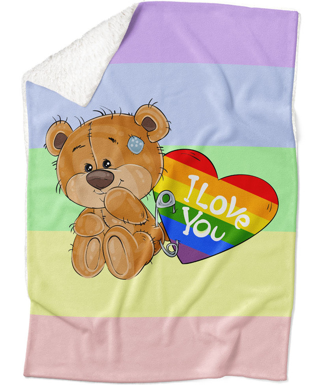 E-shop Deka LGBT I love you (Podšitie baránkom: ÁNO)