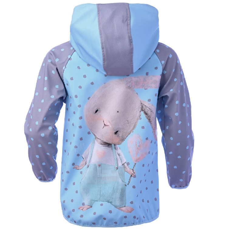 E-shop Detská softshellová bunda – Zajačik (Veľkosť bundy: 122)